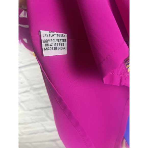 Southern Frock Resort Wear Beachy Colorful Feminine Shift Dress Size XS - Picture 6 of 11